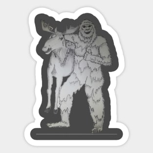 MooseSquatch Sticker